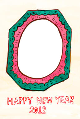 NEW YEARS CARD ©GRAPHITICA