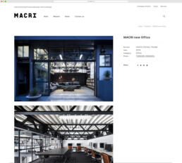 MACRI Website Design ©GRAPHITICA